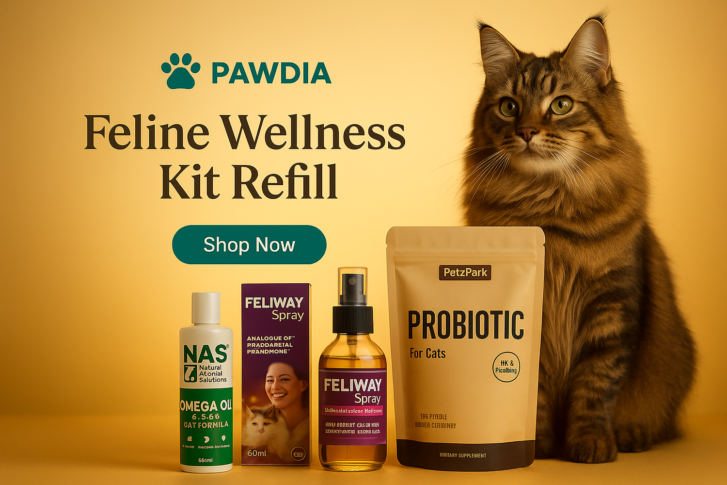 Pawdia Feline Wellness Refill