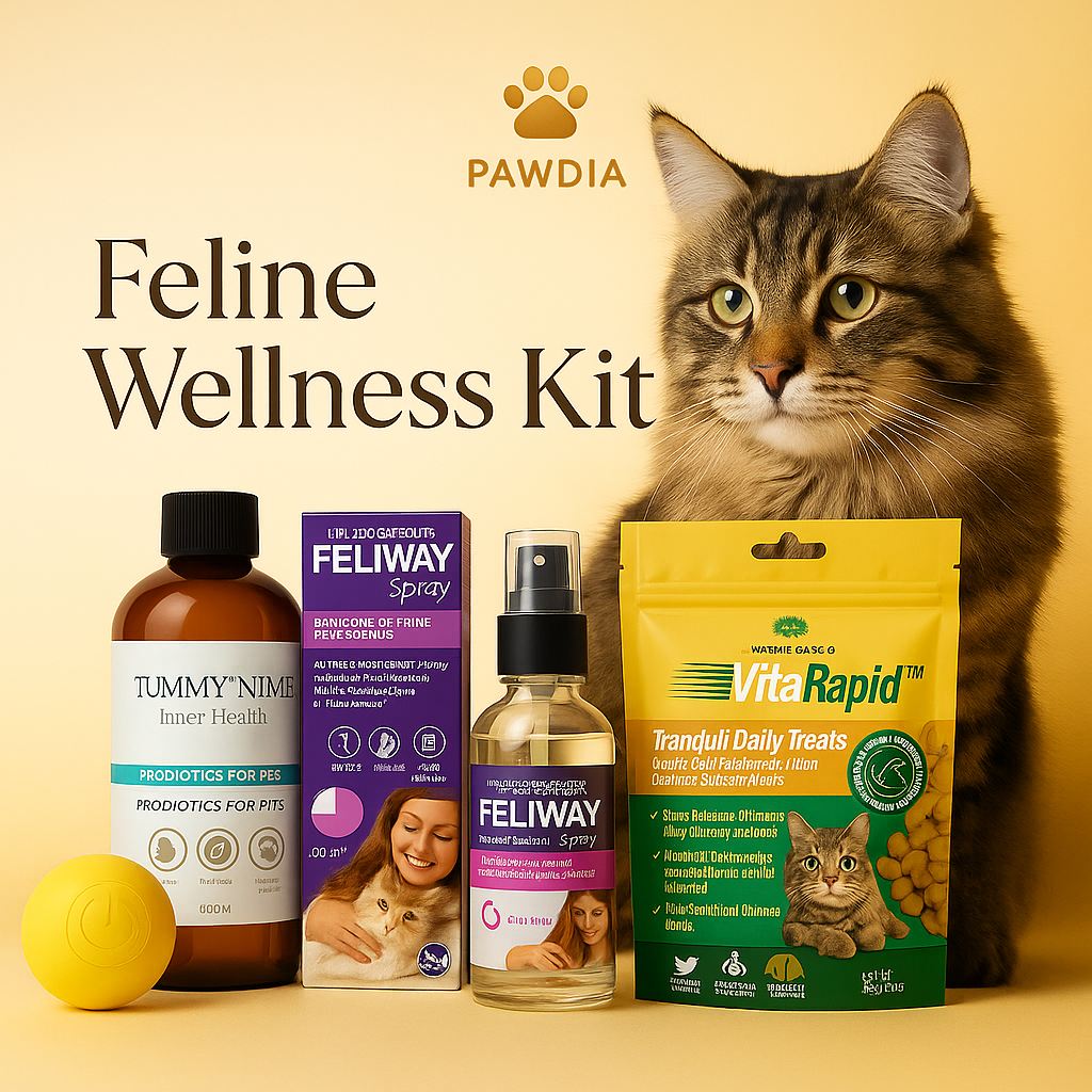 Pawdia Feline Wellness Kit
