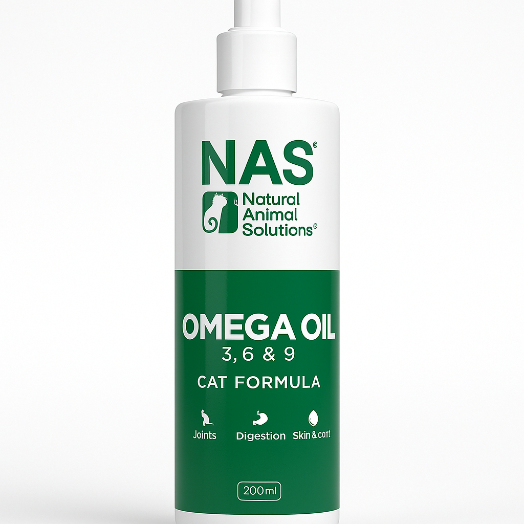 Natural Animal Solutions Omega Oil for Cats. Omega 3, 6 & 9 - 200ml