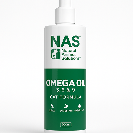 Natural Animal Solutions Omega Oil for Cats. Omega 3, 6 & 9 - 200ml