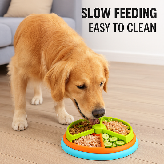 Interactive Dog Feeder Puzzle Bowl